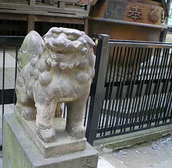 鬼子母神 狛犬