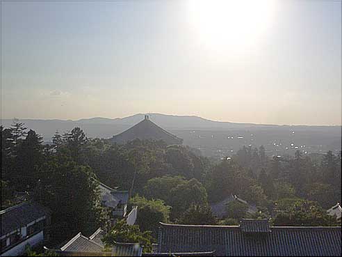 東大寺二月堂から眺めた風景