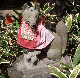 花園神社 お狐様