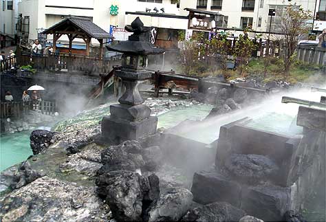 草津温泉 湯畑1